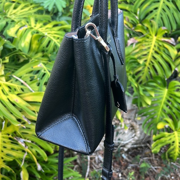 Kate Spade black eva pebble satchel or crossbody - Picture 5 of 6